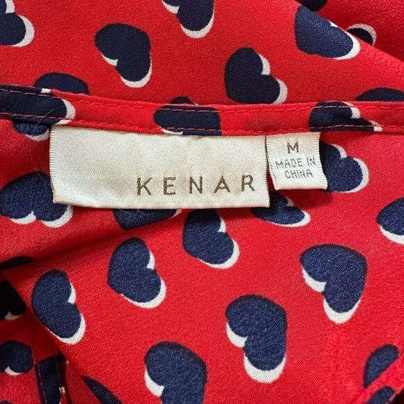 Kenar flowy heart tank top blouse size medium - Picture 5 of 6